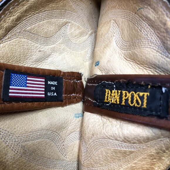 Dan Post Women's 7.5 Vintage Western Cowboy Boots American Made Soft - Picture 8 of 8